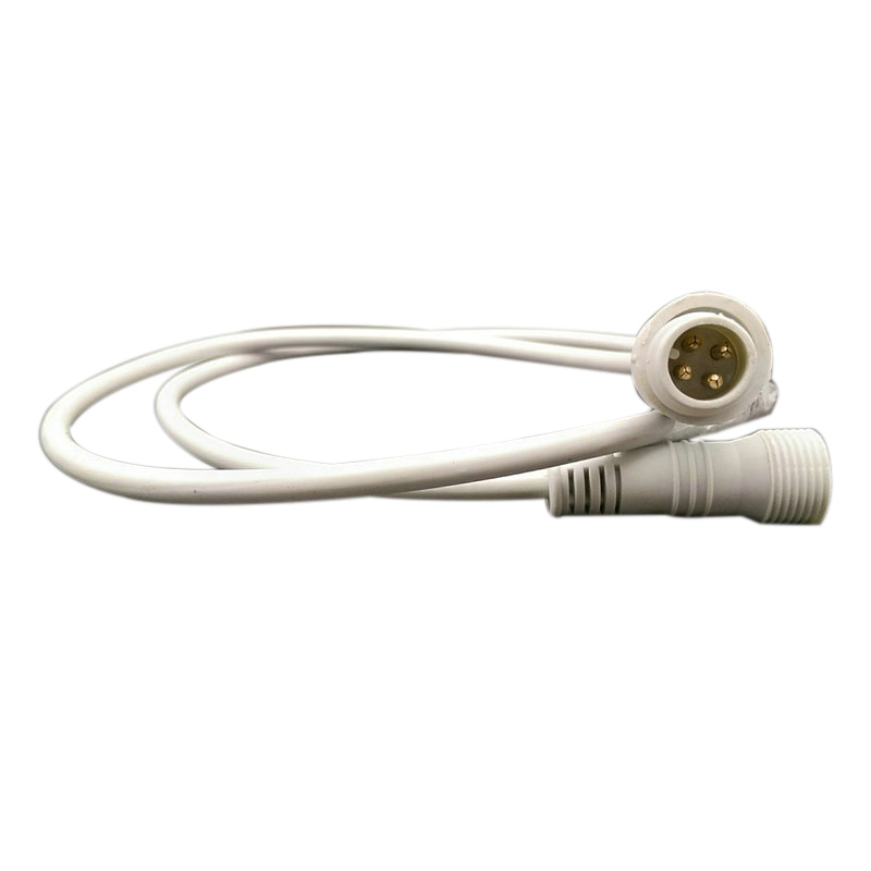 4PIN M18 Transparent Waterproof Male And Female Plug Terminal Connector 4PIN M18 Transparent Waterproof Male And Female Plug Terminal Connector
